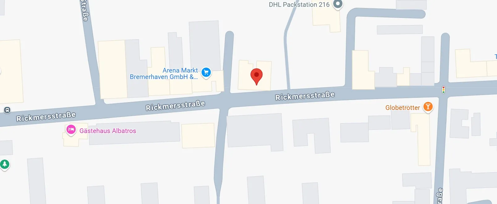 Standortkarte von Rickmersstraße